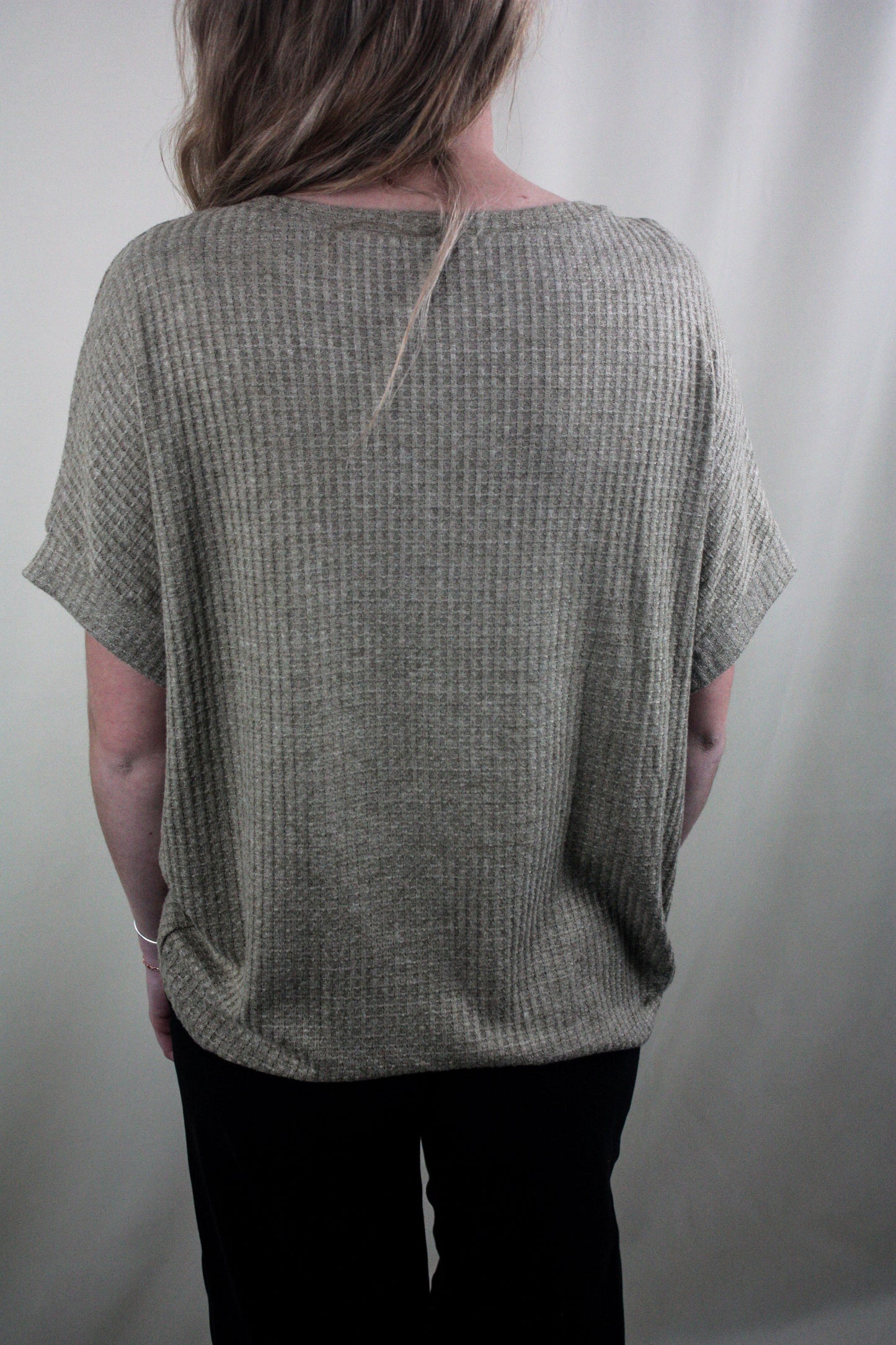 Twist Front Top - Olive
