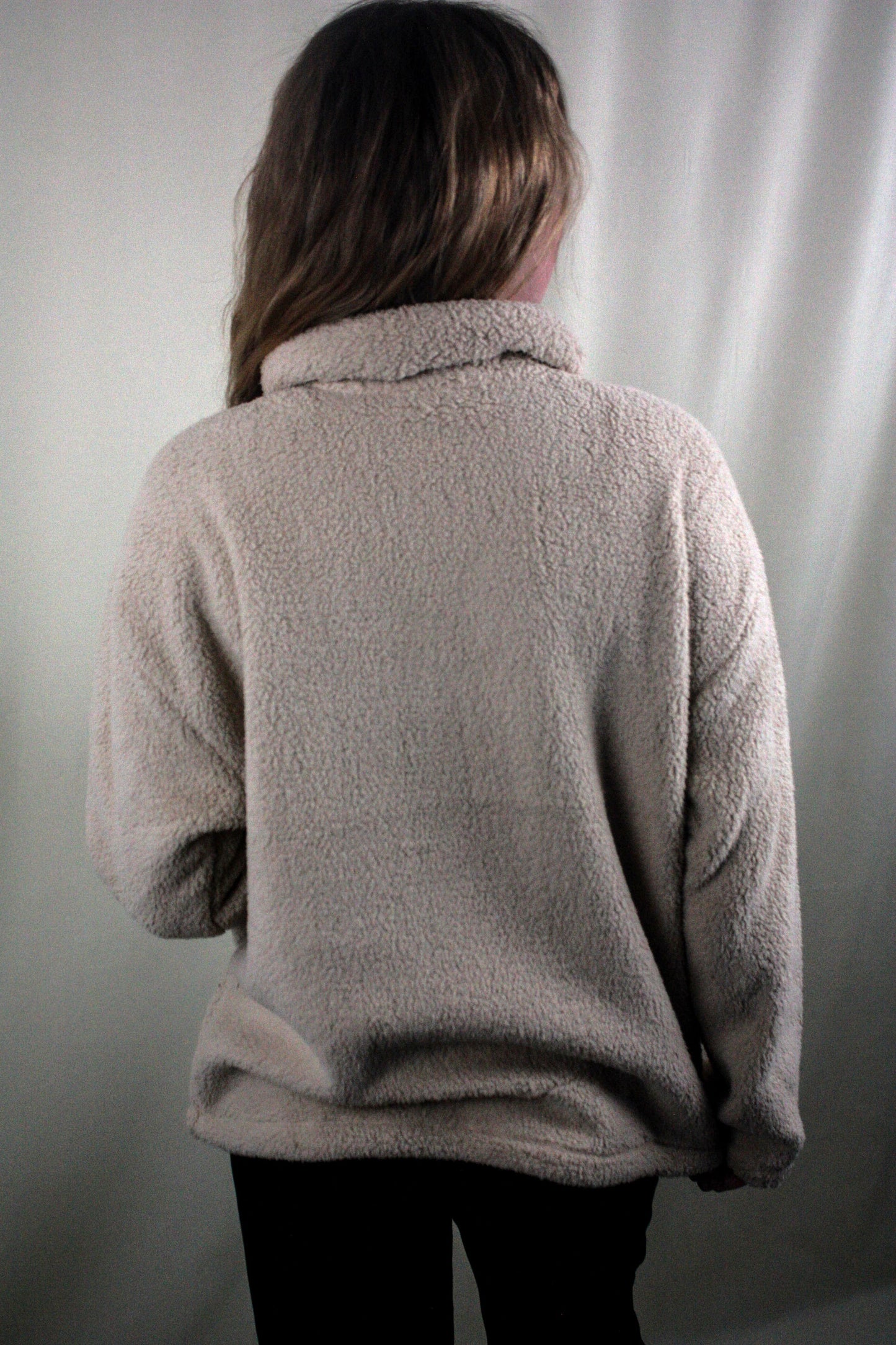 Fleece Quarter Zip - Natural