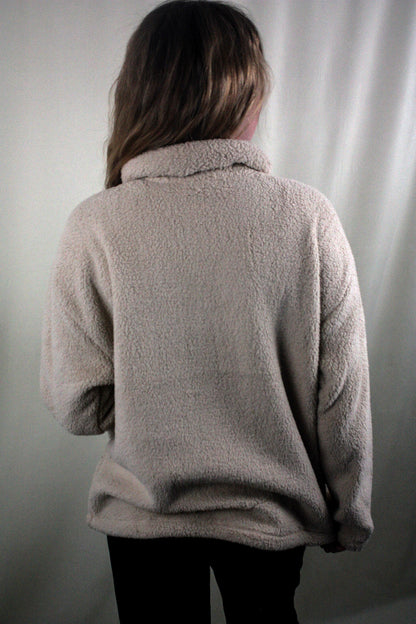Fleece Quarter Zip - Natural