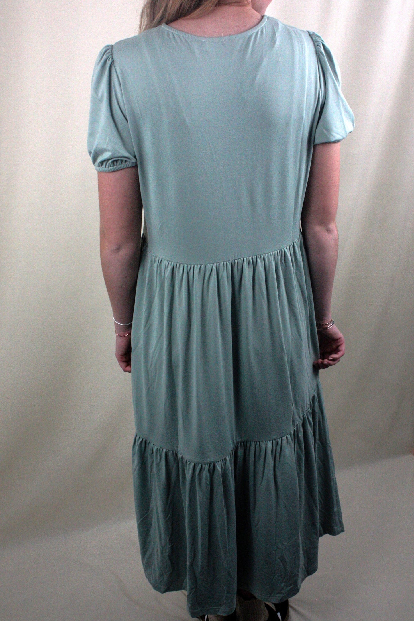 Tiered Midi Dress - Sage