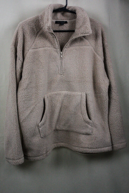 Fleece Quarter Zip - Natural