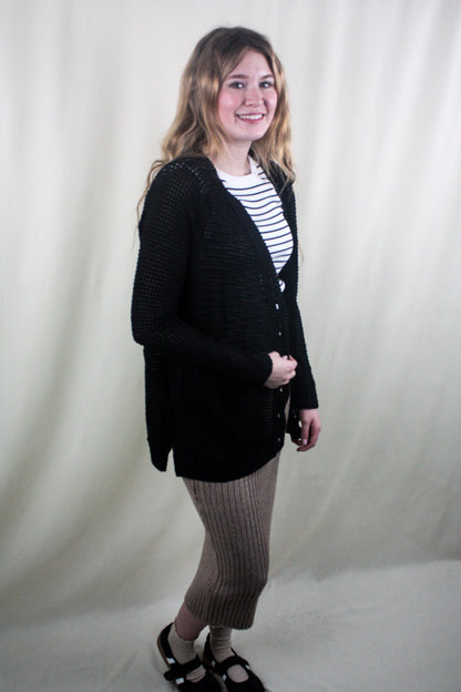 Ribbed Midi Skirt - Taupe