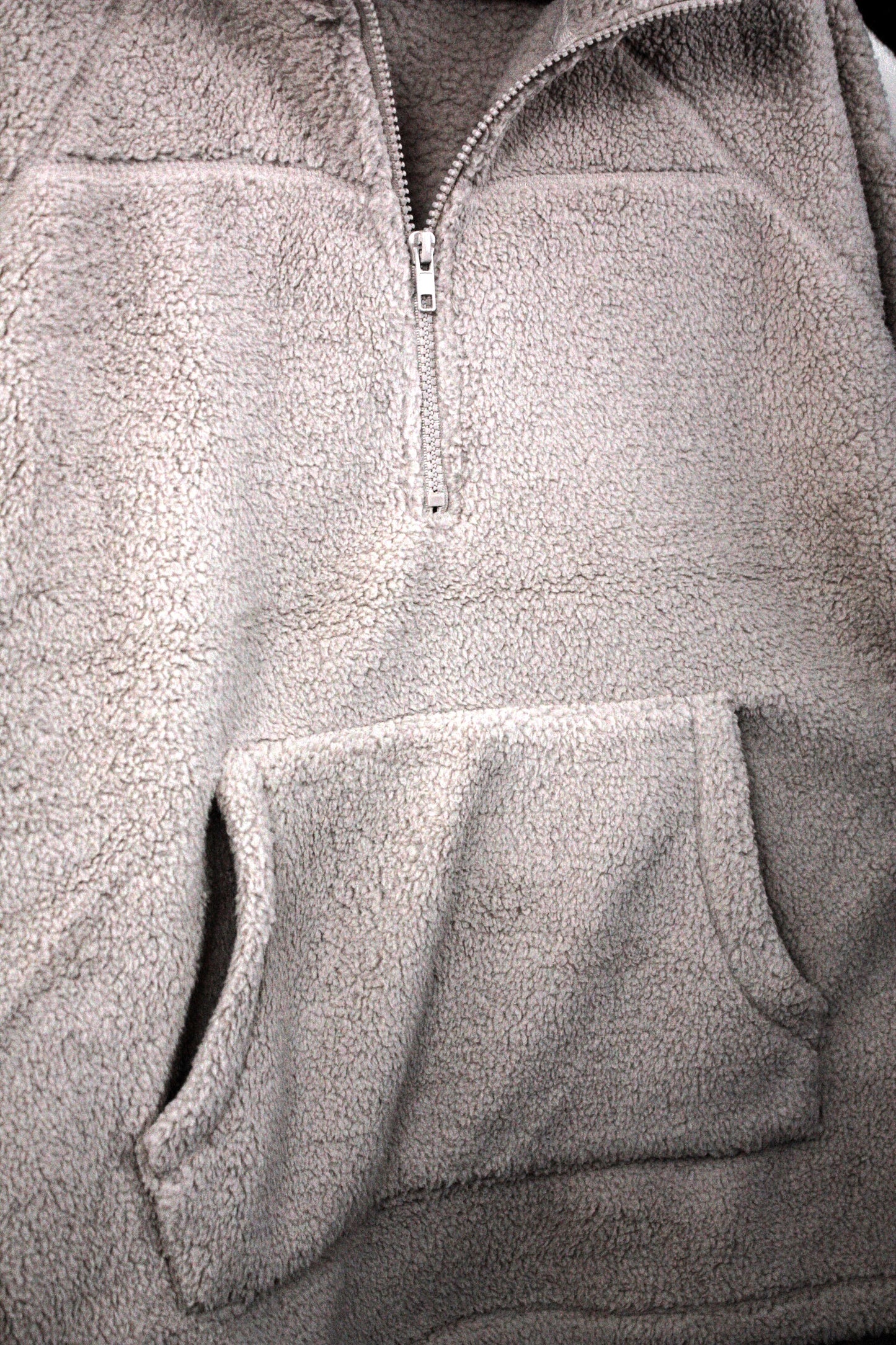 Fleece Quarter Zip - Natural