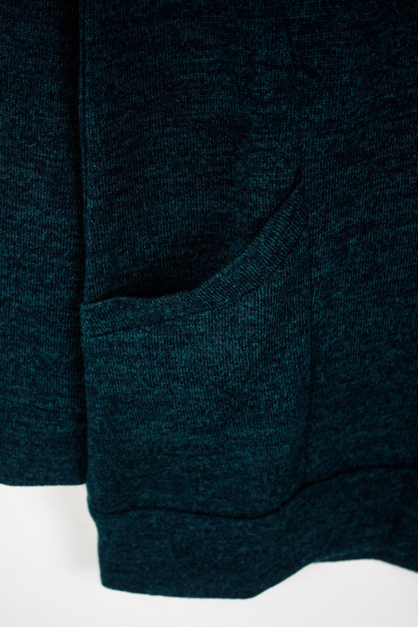 Front Pocket Long Sleeve Top - Hunter Green